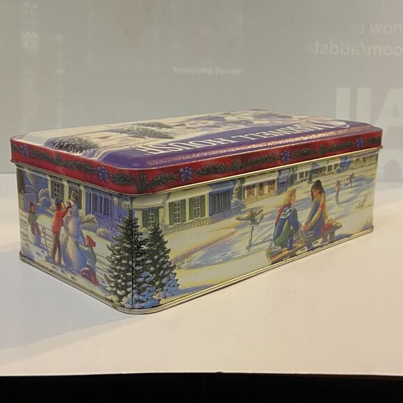 Maxwell House Vintage Tin Holiday Roast Flavored Coffee Rectangular 1997 - Picture 7 of 11